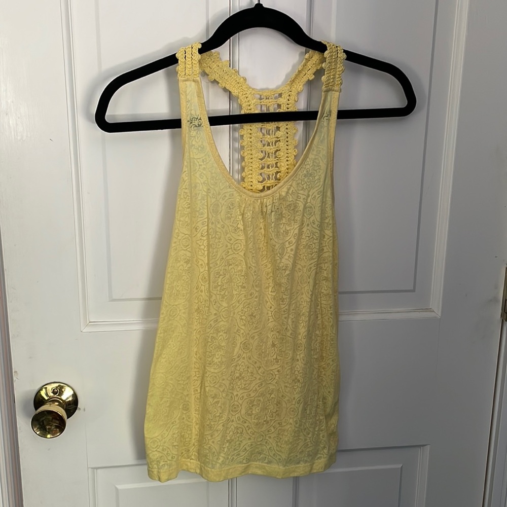 Yellow tank top